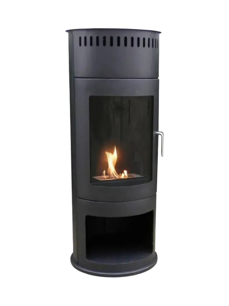 Design Bioethanol Kaminofen „Washington“ Schwarz CACHFIRES