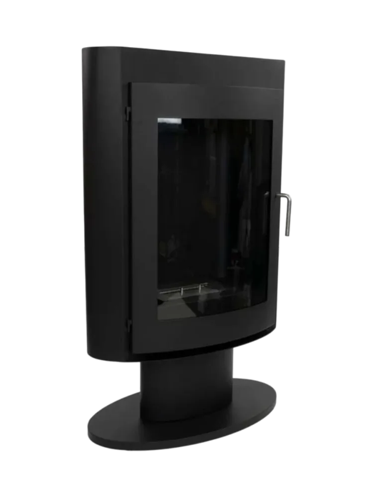 Design Bioethanol Kaminofen „Trenton“ - Leichtgewicht Schwarz CACHFIRES