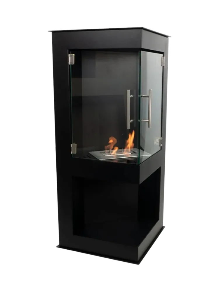 Design Bioethanol Kamin „Alaska“, schwarz CACHFIRES