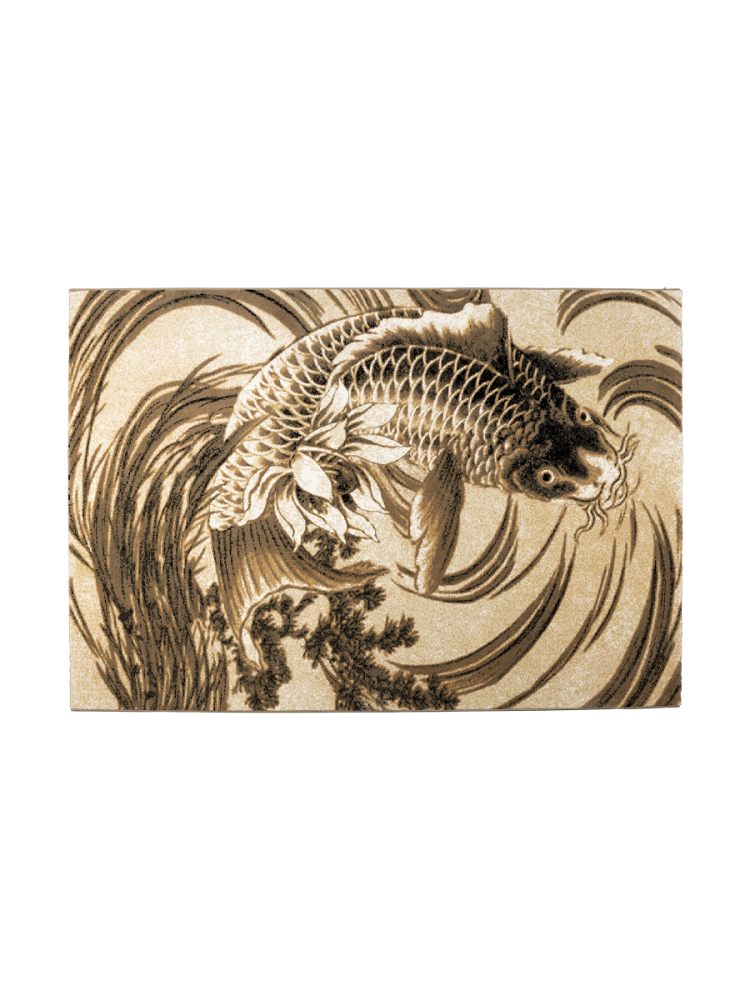 Design Wollteppich „The Legend Of Koi“ 230 x 160 cm Bold Monkey