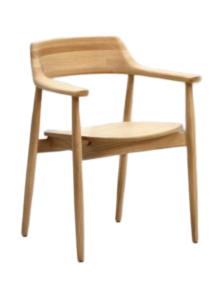 Design Armlehstuhl „Fondesso“ aus massiver Eiche Kave Home