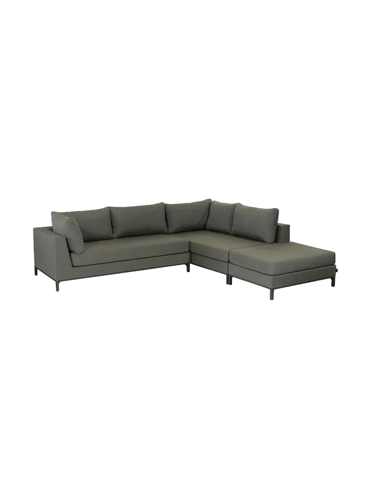 mutoni - Gartenlounge Capri rechts 246x262, One Size, Grün