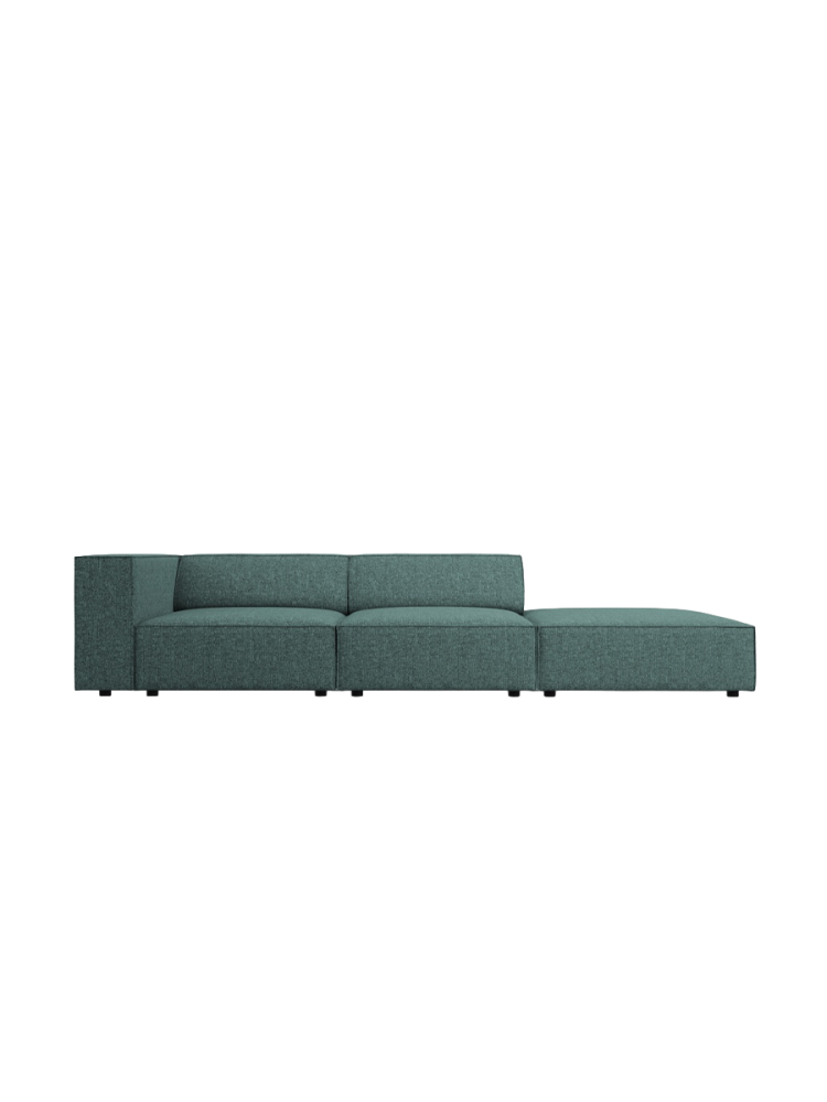 4-Sitzer Design Sofa „Arendal“ mit Ottomane chosen by Bloomingloft