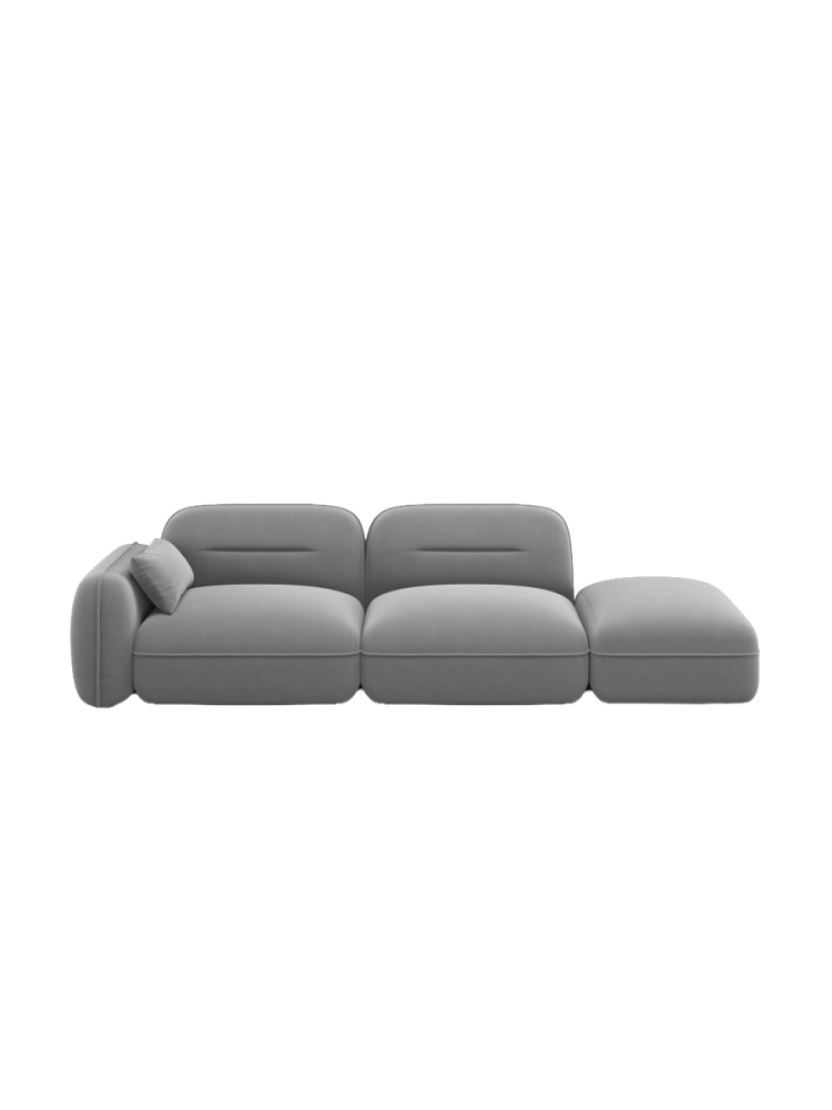 3-Sitzer Design Sofa „Sydney“ mit Ottomane chosen by Bloomingloft