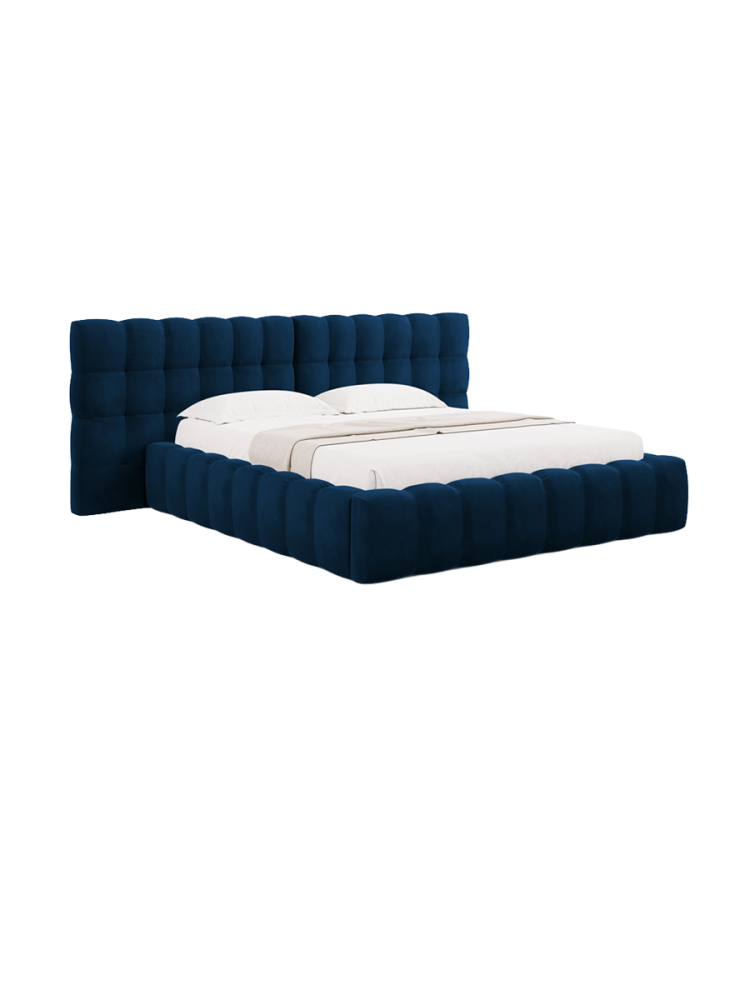 Design Polsterbett „Bali XL“ mit Ablagefach, Königsblau chosen by Bloomingloft