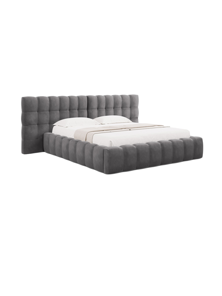 Design Polsterbett „Bali XL“ mit Ablagefach, Grau chosen by Bloomingloft