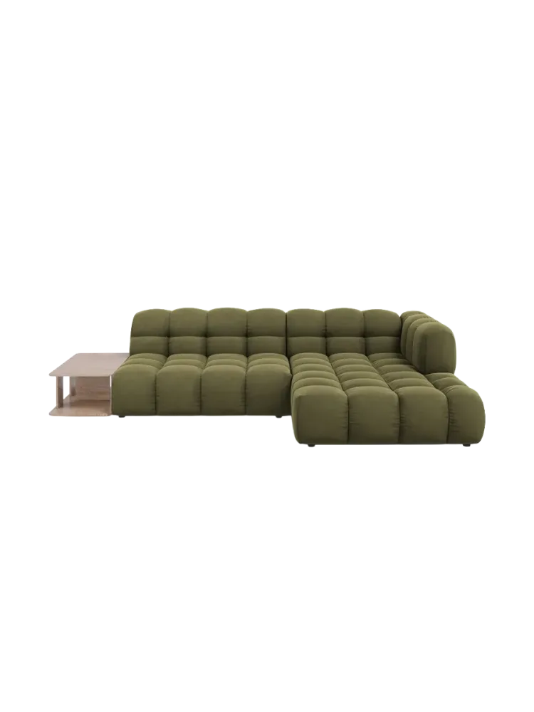 4-Sitzer Design Ecksofa „Sky“ mit Beistelltisch chosen by Bloomingloft