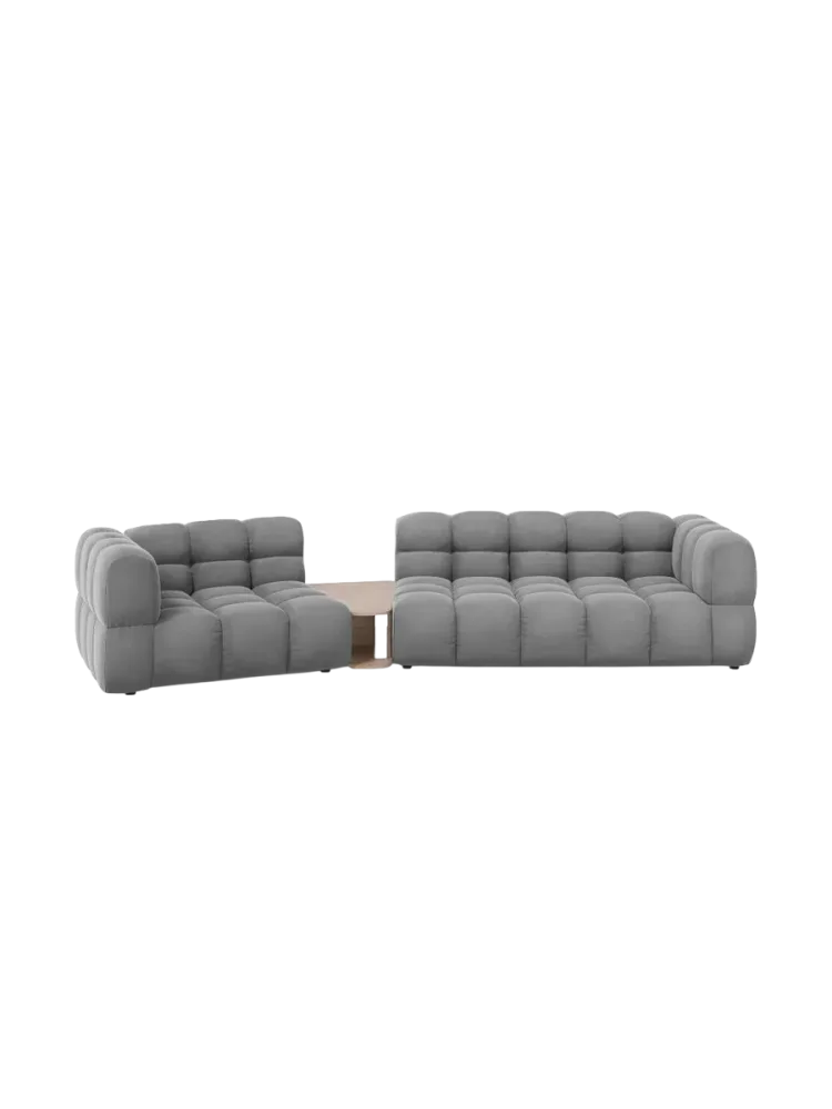 3-Sitzer Design Sofa „Sky“ mit Beistelltisch chosen by Bloomingloft