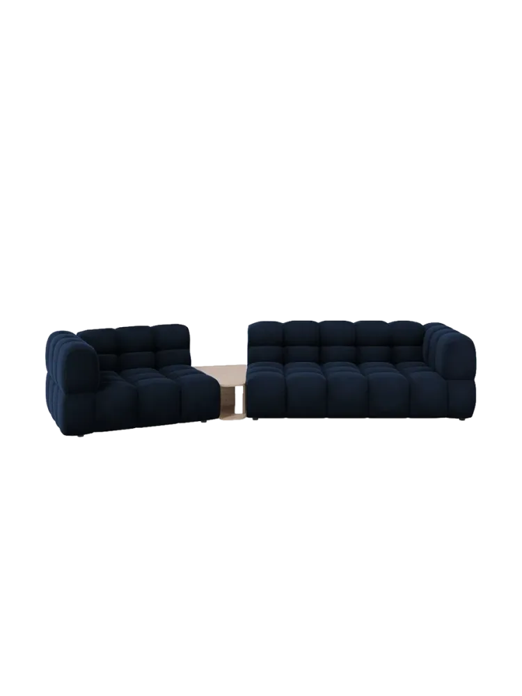 3-Sitzer Design Sofa „Sky“ mit Beistelltisch chosen by Bloomingloft