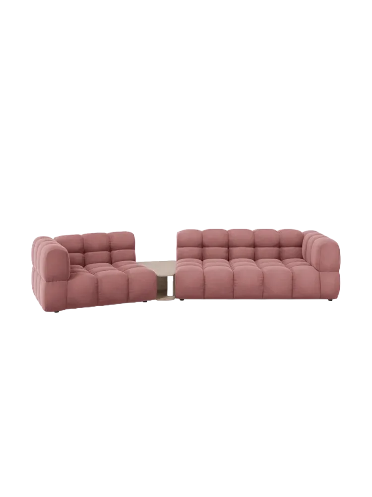 3-Sitzer Design Sofa „Sky“ mit Beistelltisch chosen by Bloomingloft