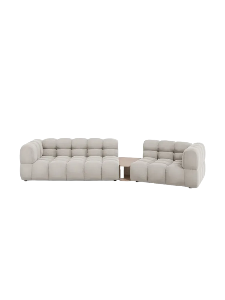 3-Sitzer Design Sofa „Sky“ mit Beistelltisch chosen by Bloomingloft