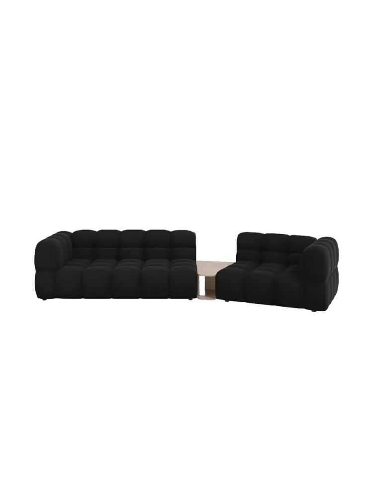 3-Sitzer Design Sofa „Sky“ mit Beistelltisch chosen by Bloomingloft
