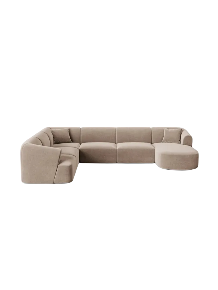 7-Sitzer Design Panorama-Sofa „Campi“ chosen by Bloomingloft