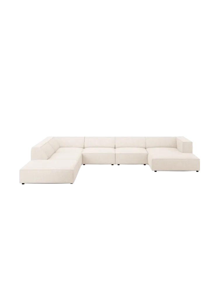 7-Sitzer Design Panorama-Sofa „Arendal“ chosen by Bloomingloft
