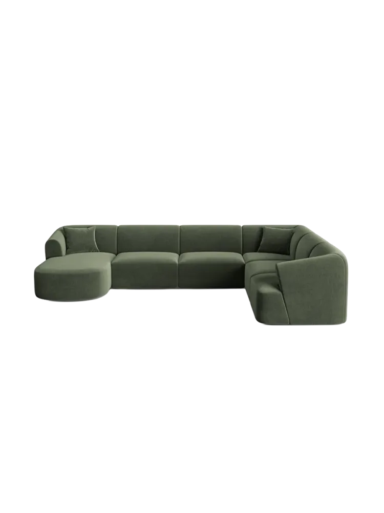 7-Sitzer Design Panorama-Sofa „Campi“ chosen by Bloomingloft