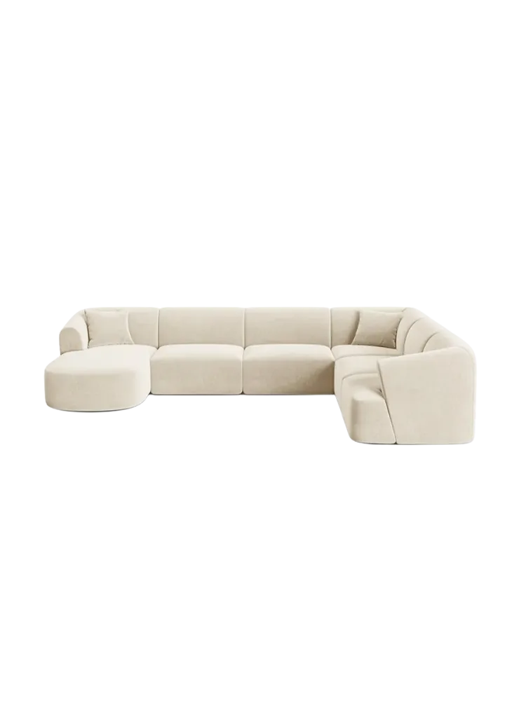 7-Sitzer Design Panorama-Sofa „Campi“ chosen by Bloomingloft