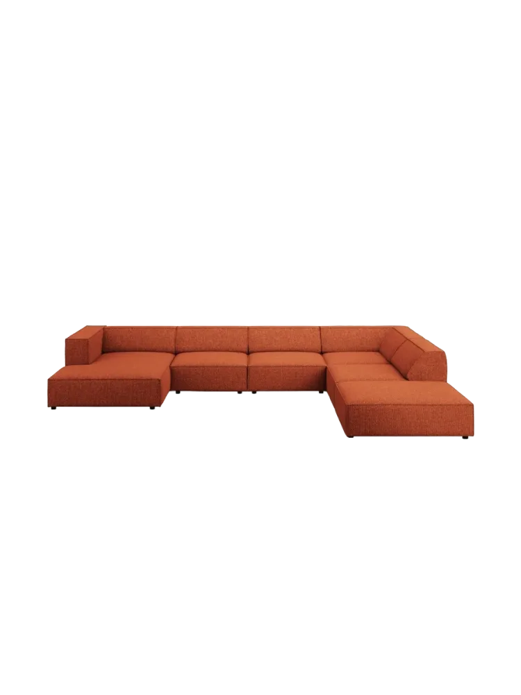 7-Sitzer Design Panorama-Sofa „Arendal“ chosen by Bloomingloft