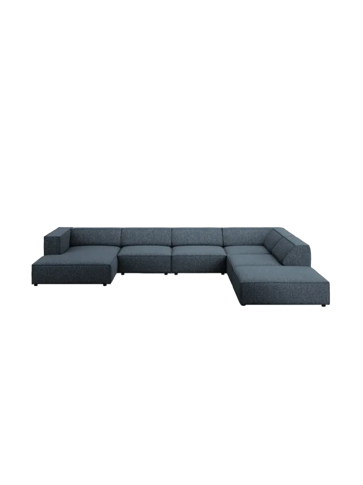 7-Sitzer Design Panorama-Sofa „Arendal“ chosen by Bloomingloft