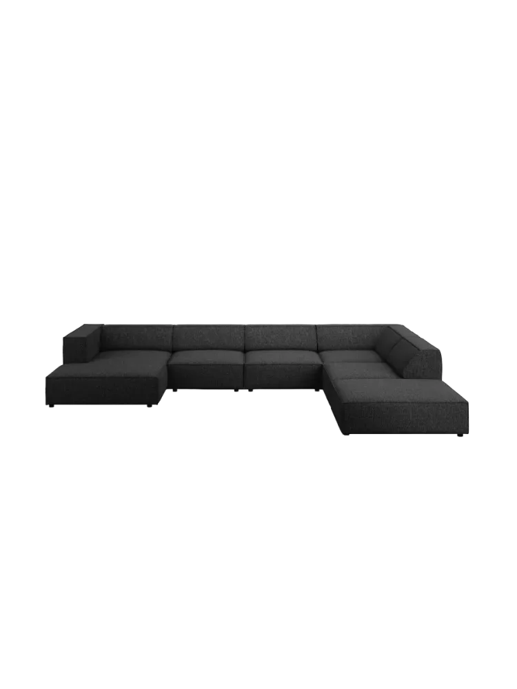 7-Sitzer Design Panorama-Sofa „Arendal“ chosen by Bloomingloft