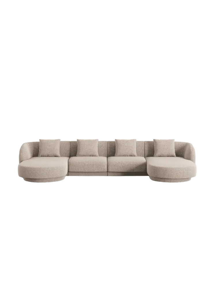 5-Sitzer Design Panorama-Sofa „Tulum“ chosen by Bloomingloft
