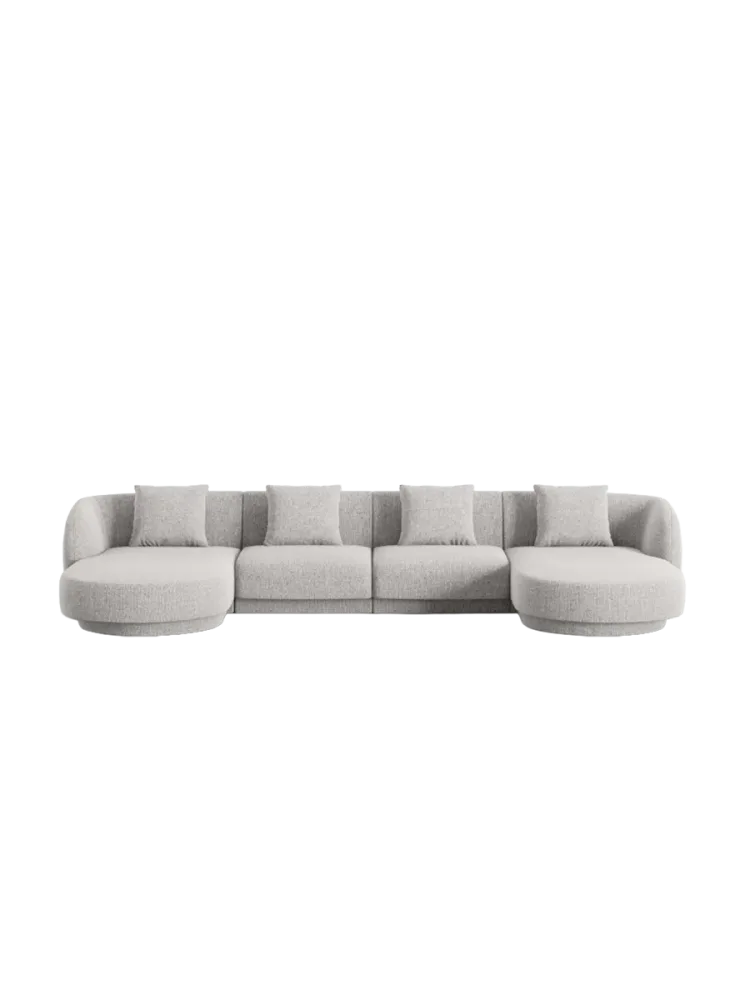 5-Sitzer Design Panorama-Sofa „Tulum“ chosen by Bloomingloft