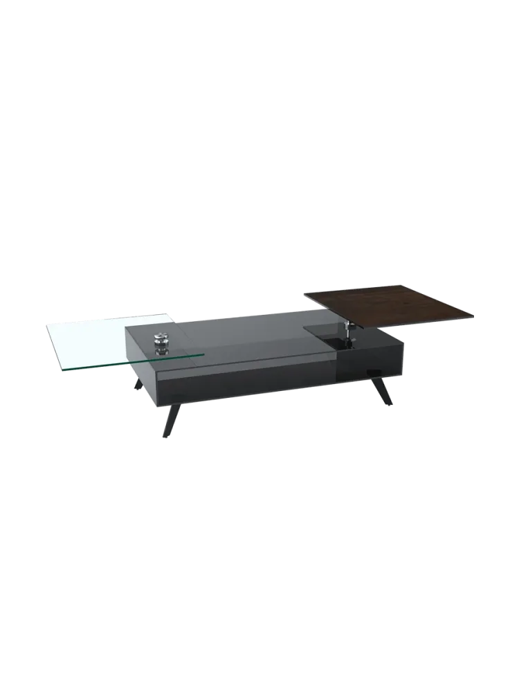 Ausziehbarer, flexibler Design Keramik Couchtisch „Memphis“ Akante Design