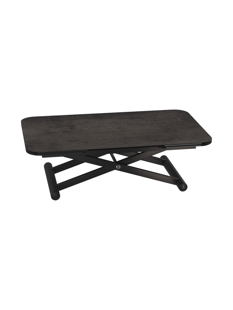 Höhenverstellbarer und ausziehbarer Design Ess- und Couchtisch „Enora“ Akante Design