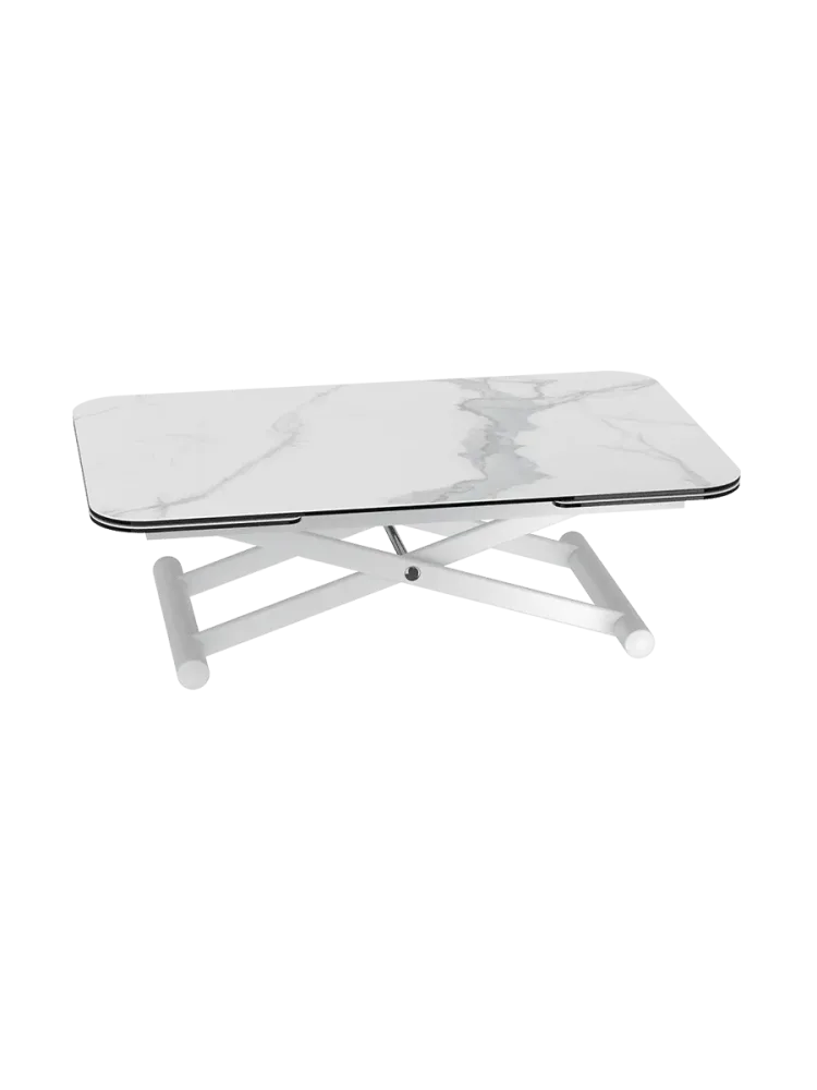 Höhenverstellbarer und ausziehbarer Design Ess- und Couchtisch „Enora“ Akante Design