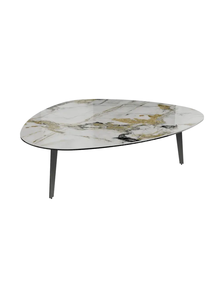 Grosser Design Couchtisch „Grande Galet“ 140 x 120 cm Akante Design