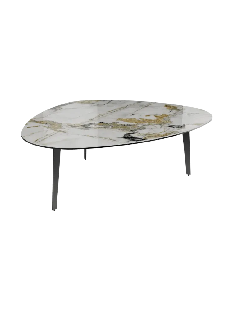 Grosser Design Couchtisch „Grande Galet“ 140 x 120 cm Akante Design