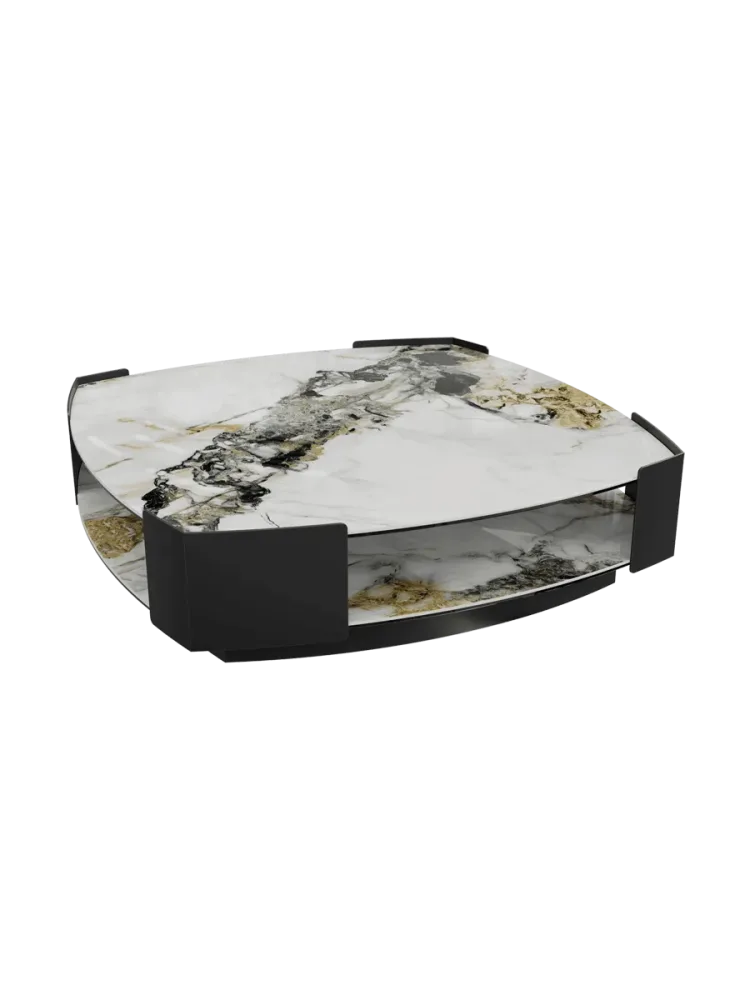 Grosser Design Couchtisch „Carnac“ 120 x 120 cm Akante Design