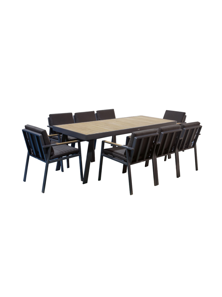 Premium Outdoor Dining-Set „Nofi“ 8+1 Higold