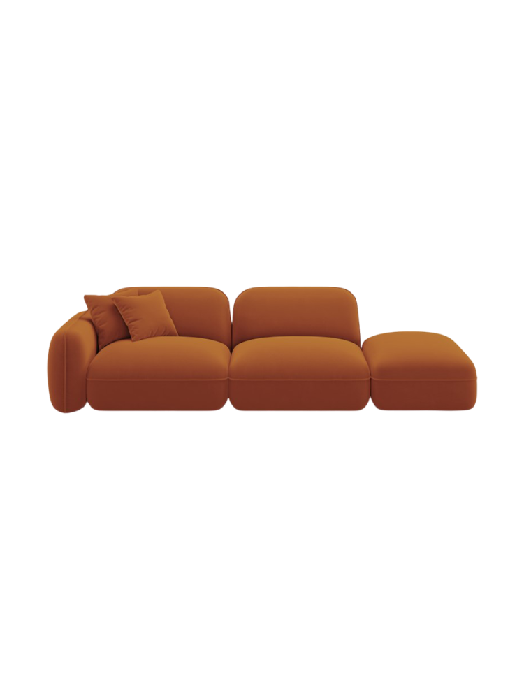 3-Sitzer Design Sofa „Lucien“ mit Ottomane CXL by Christian Lacroix