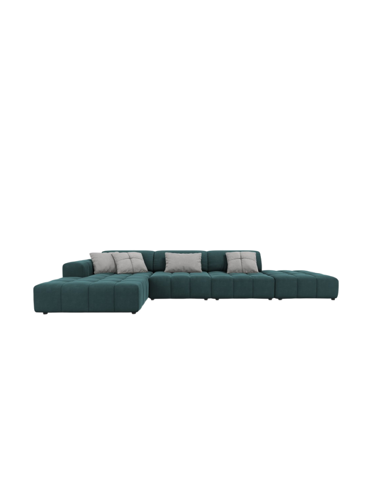 5-Sitzer Design Ecksofa „Luc“ mit Ottomane CXL by Christian Lacroix