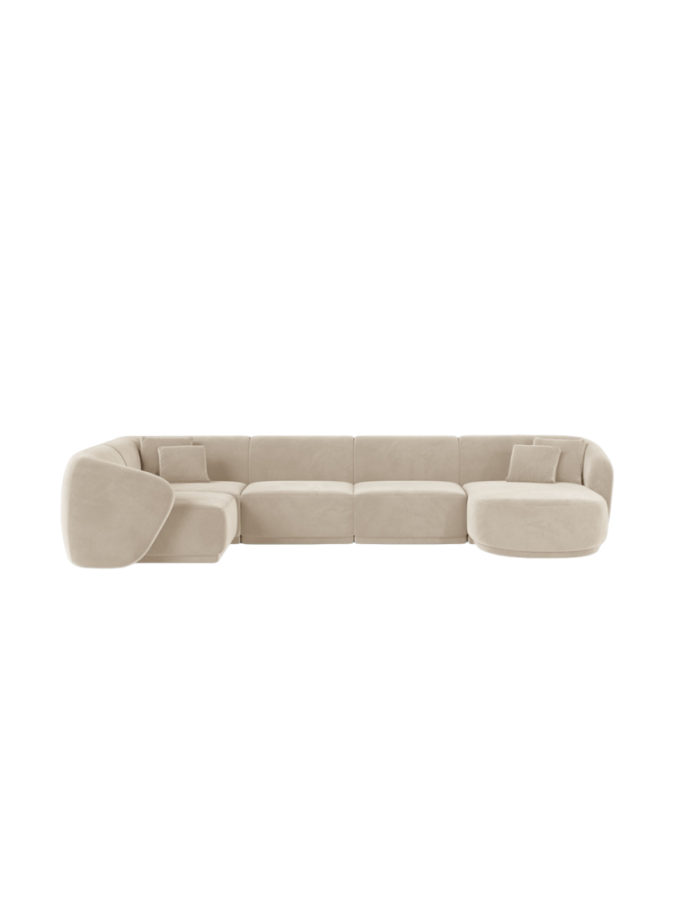 6-Sitzer Design Panorama-Sofa „Louis“ CXL by Christian Lacroix