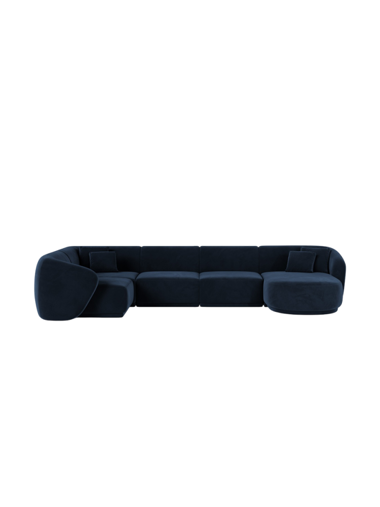 6-Sitzer Design Panorama-Sofa „Louis“ CXL by Christian Lacroix