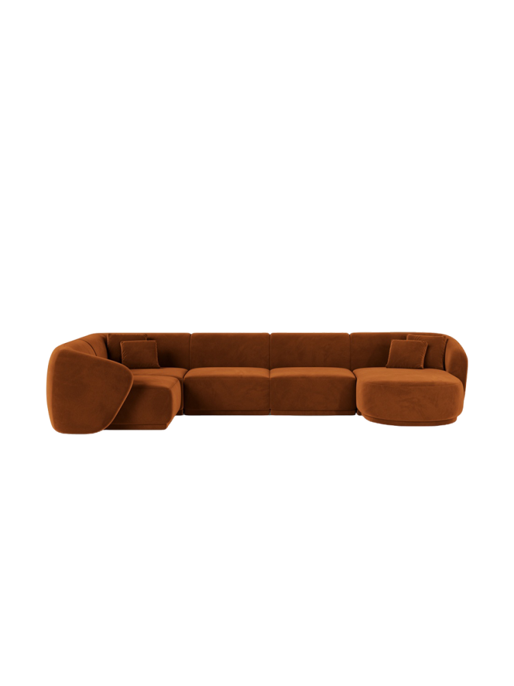 6-Sitzer Design Panorama-Sofa „Louis“ CXL by Christian Lacroix