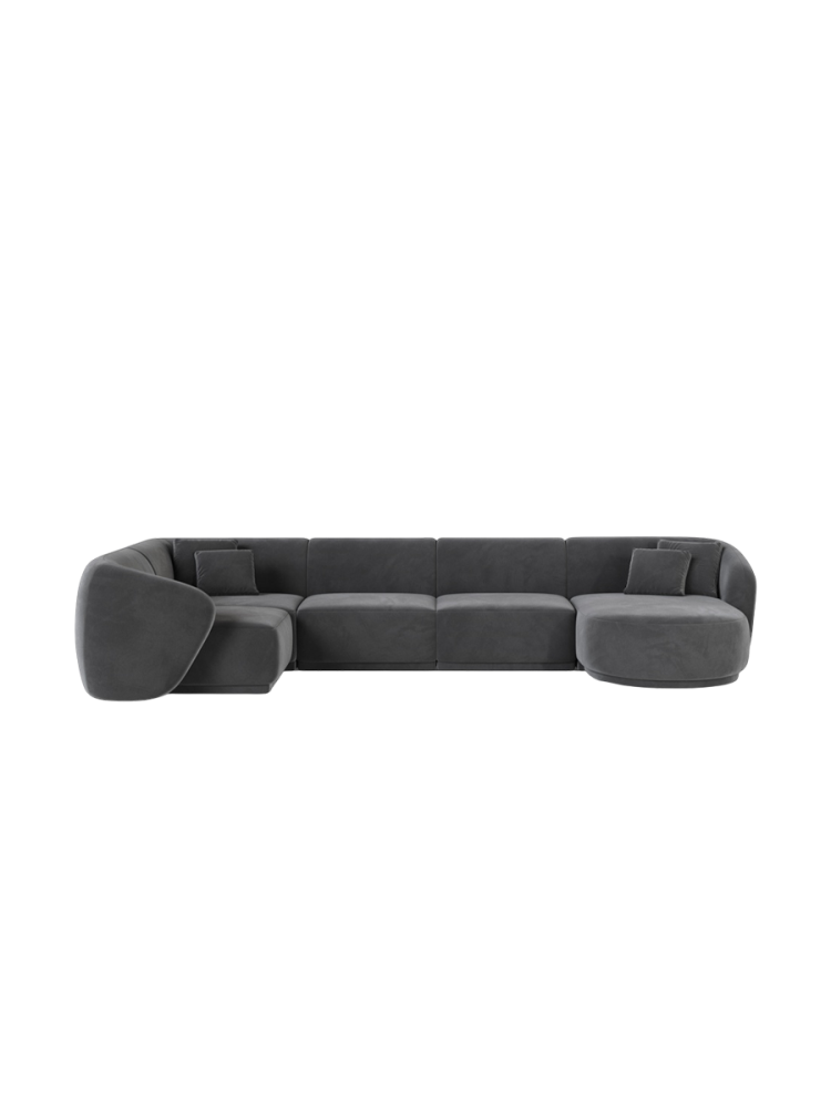 6-Sitzer Design Panorama-Sofa „Louis“ CXL by Christian Lacroix