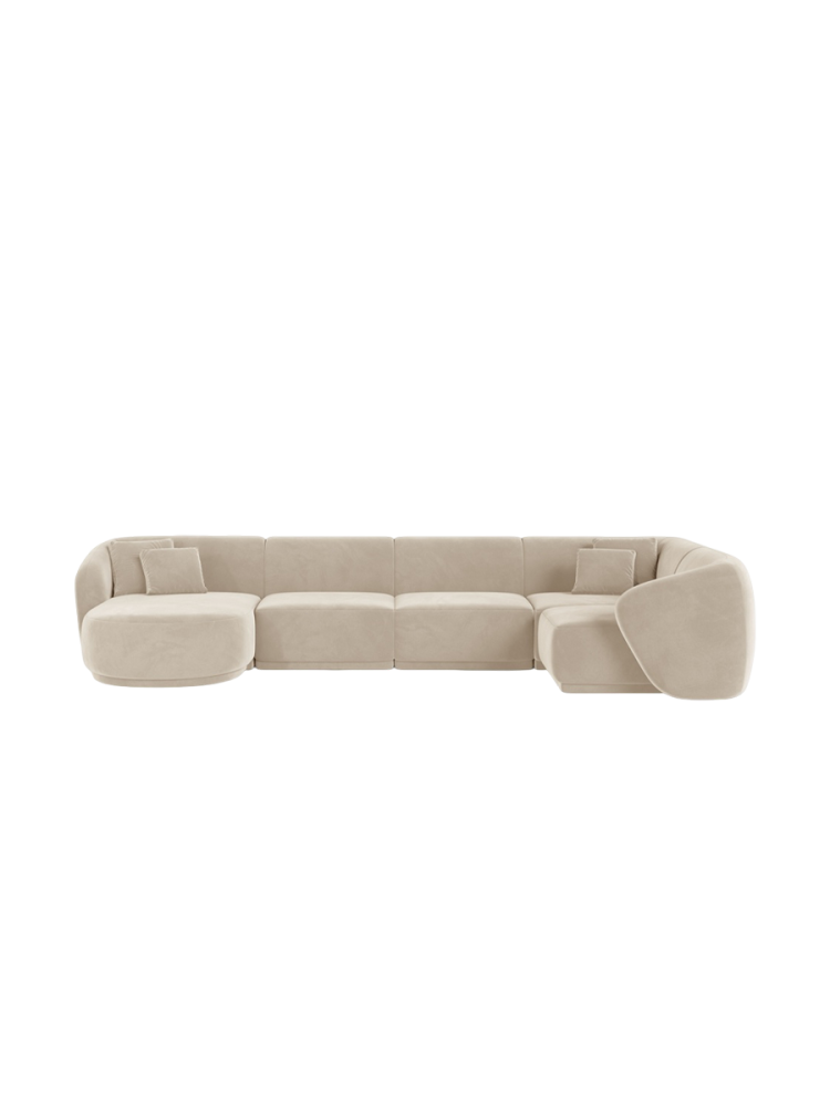 6-Sitzer Design Panorama-Sofa „Louis“ CXL by Christian Lacroix