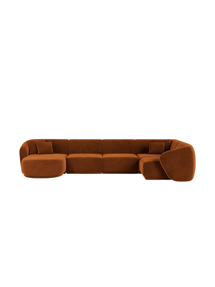 6-Sitzer Design Panorama-Sofa „Louis“ CXL by Christian Lacroix