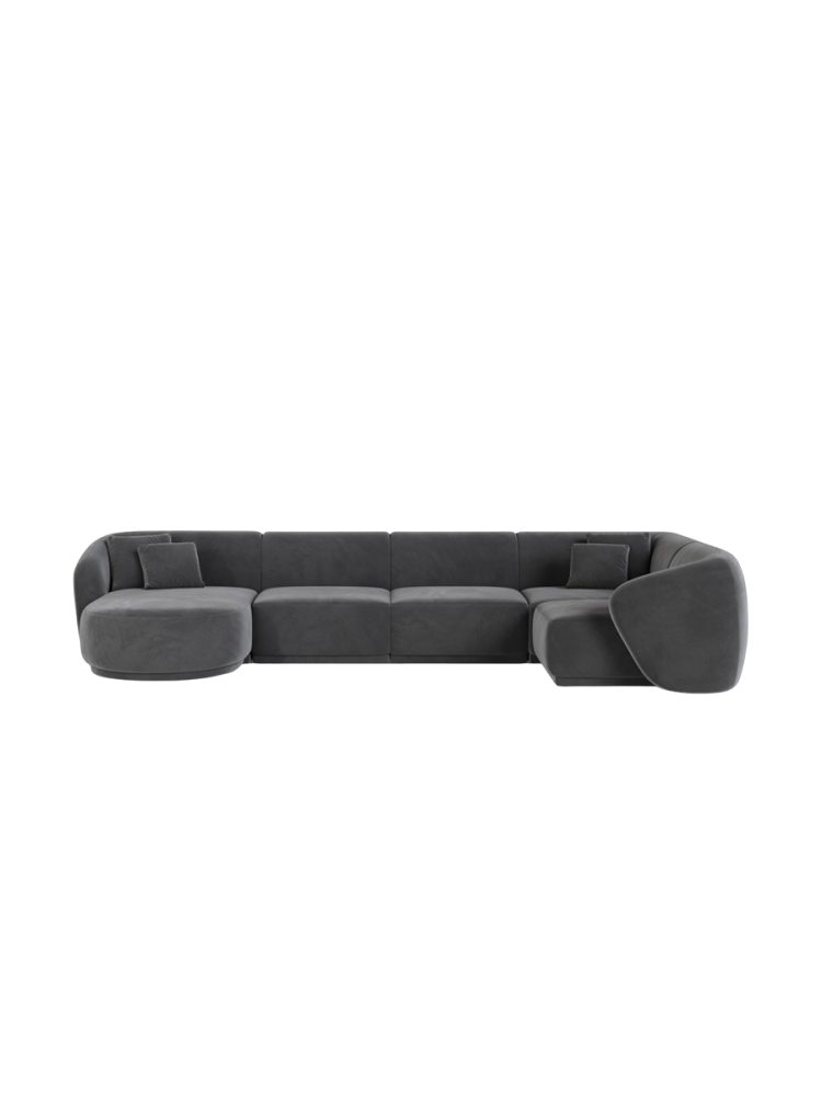 6-Sitzer Design Panorama-Sofa „Louis“ CXL by Christian Lacroix