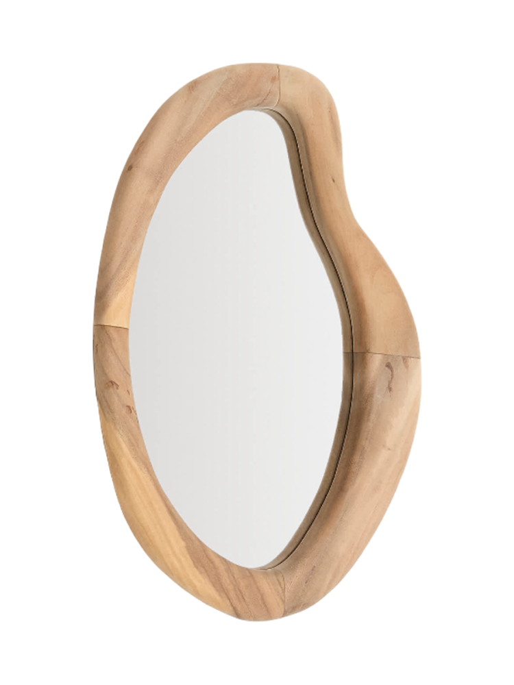 Design Wandspiegel „Selemo“ mit Rahmen aus Massivholz Kave Home