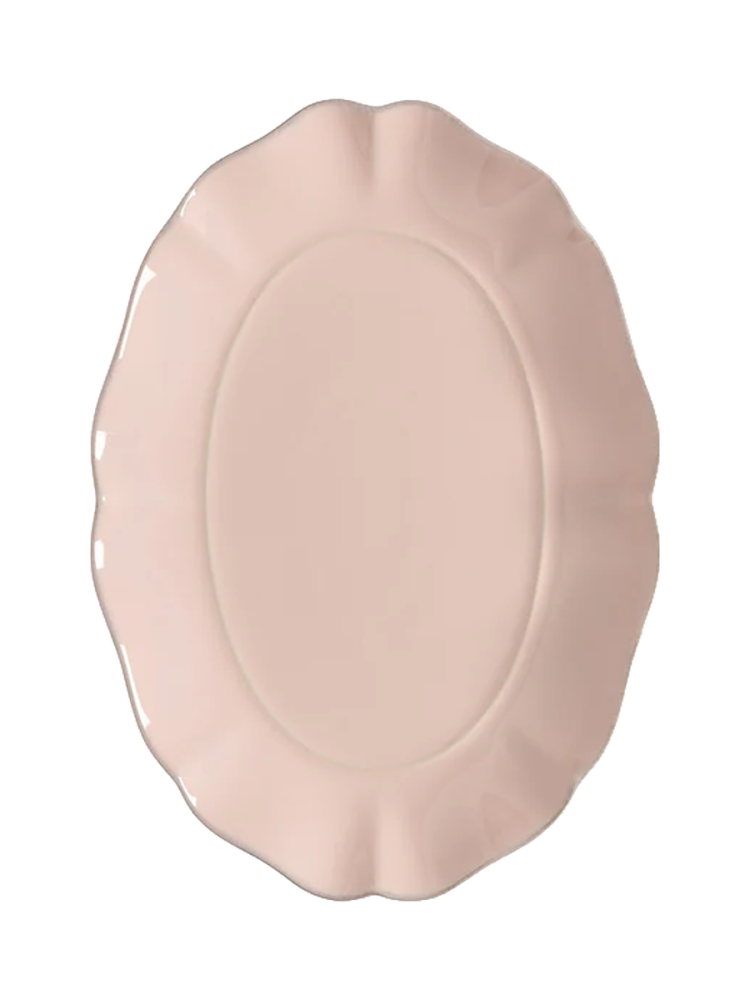 Handgefertigte Servierplatte „Rosa“ Costa Nova