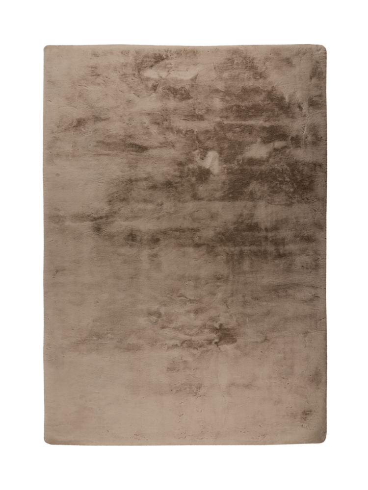Hochwertiger Hochflor Design Teppich „Dolce“ - Taupe LALEE