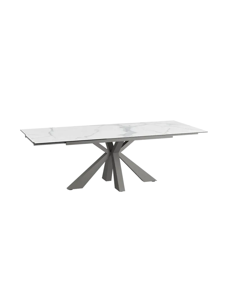 Ausziehbarer Designer Esstisch „Ottawa“ aus Keramik, in verschiedenen Grössen Akante Design