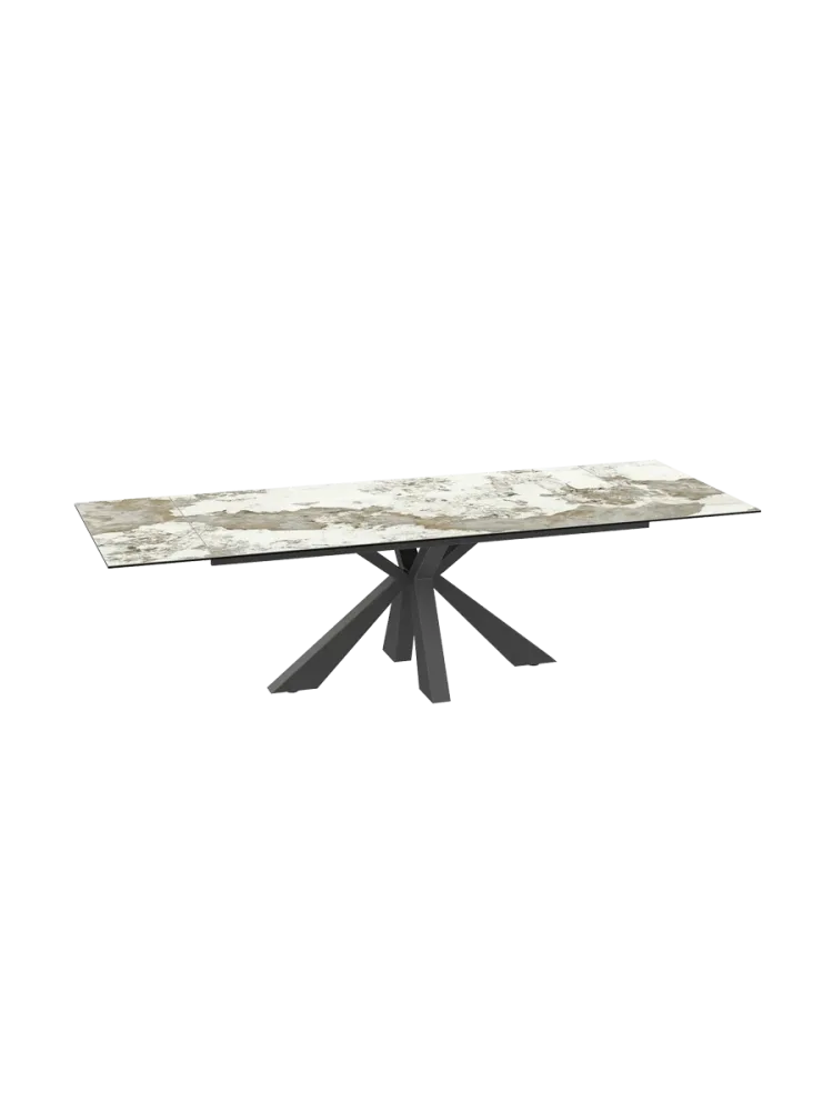 Ausziehbarer Designer Esstisch „Ottawa“ aus Keramik, in verschiedenen Grössen Akante Design