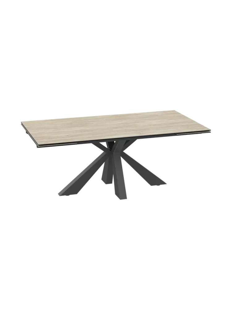 Ausziehbarer Designer Esstisch „Ottawa“ aus Keramik, in verschiedenen Grössen Akante Design