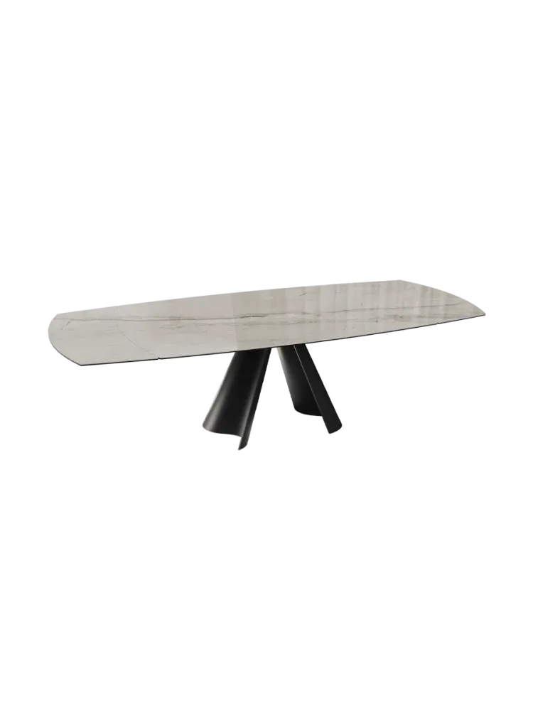 Ausziehbarer Designer Esstisch „Atlax“ aus Keramik, in verschiedenen Grössen Akante Design