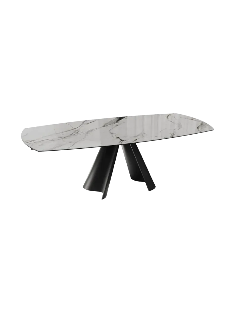 Ausziehbarer Designer Esstisch „Atlax“ aus Keramik, in verschiedenen Grössen Akante Design