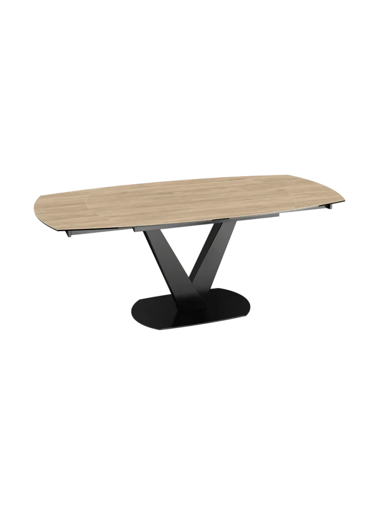 Ausziehbarer Designer Esstisch „Bellagio“ aus Keramik, in verschiedenen Grössen Akante Design
